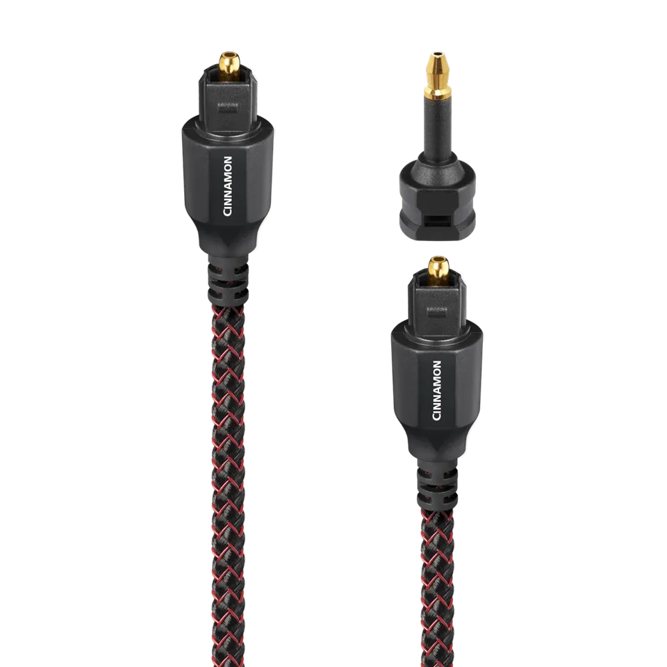 AudioQuest Cinnamon optisk kabel Toslink lav spredning
