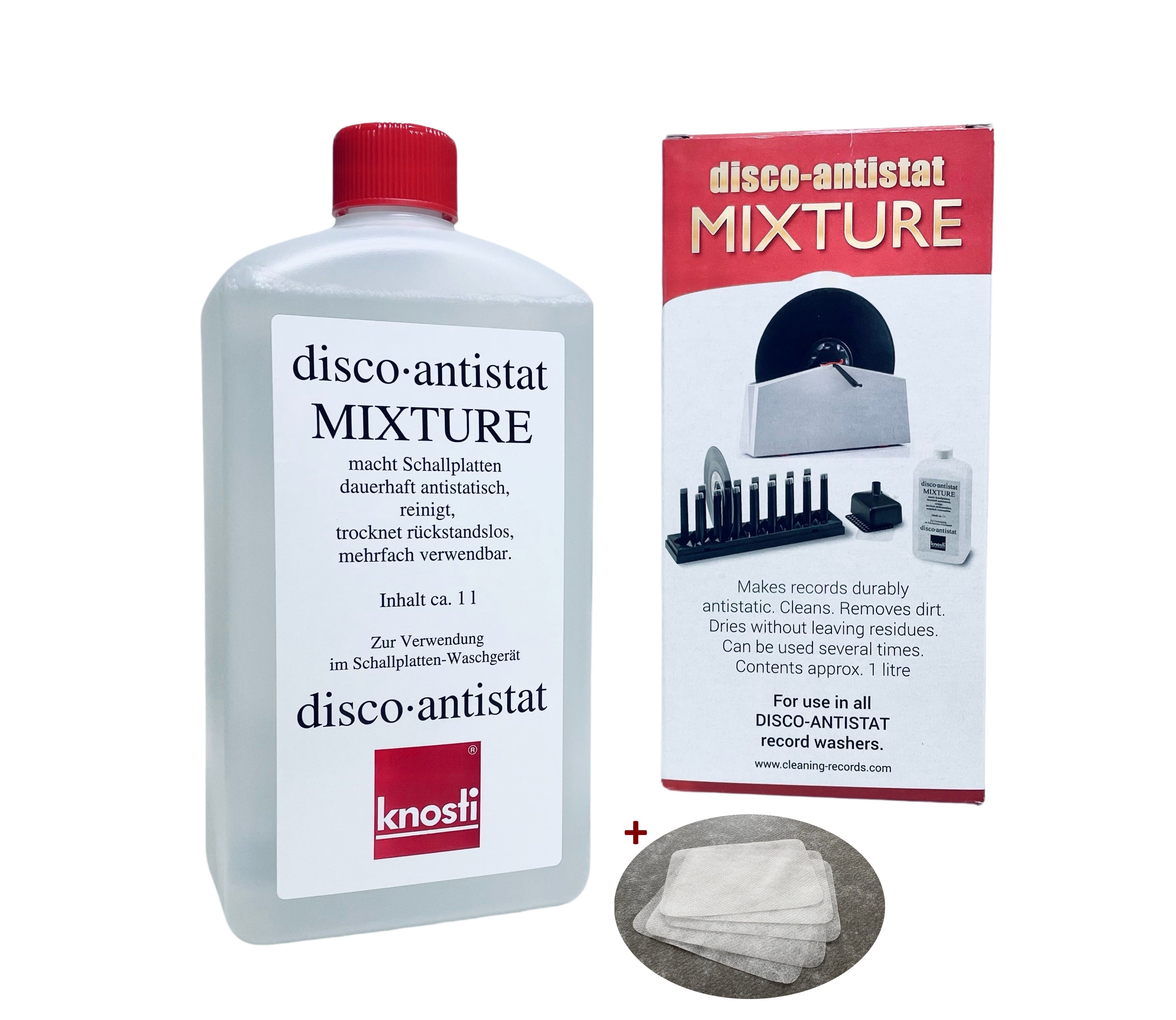 Knosti Disco-Antistat Mixture rensevæske 1 liter alkoholfri