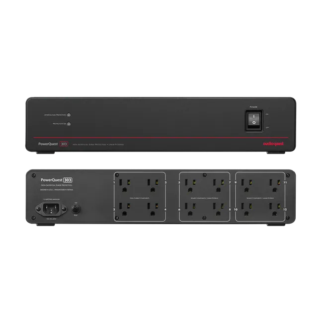 AudioQuest PowerQuest 303 strømfilter Schuko