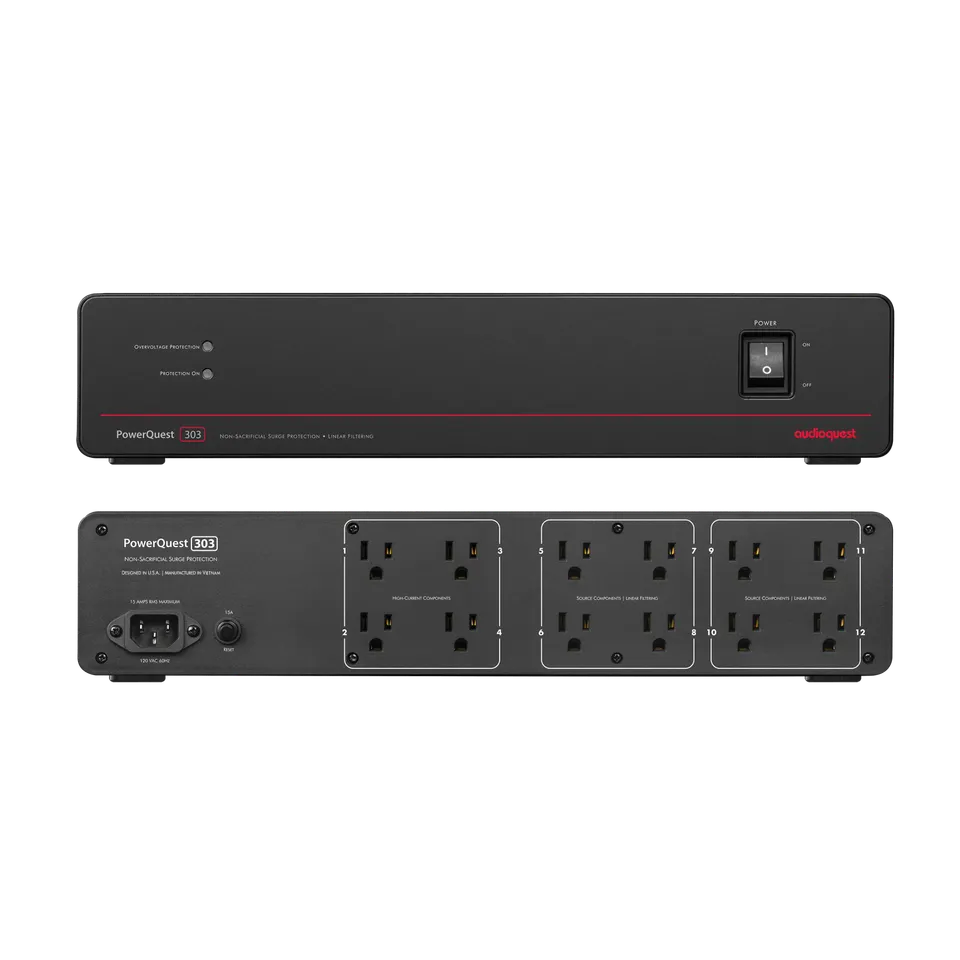 AudioQuest PowerQuest 303 strømfilter Schuko
