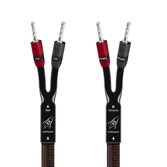 AudioQuest Rocket 33 full-range høyttalerkabel LGC