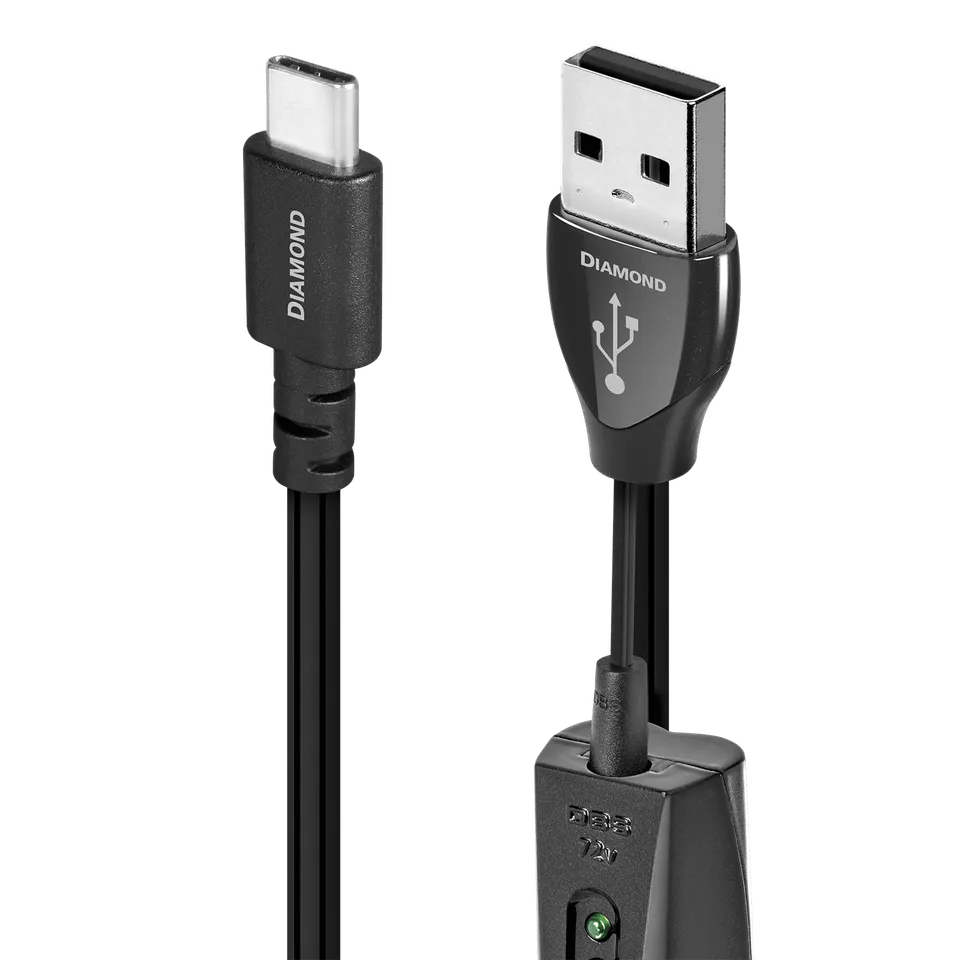 AudioQuest Diamond USB-C til A USB-kabel PSS-sølv