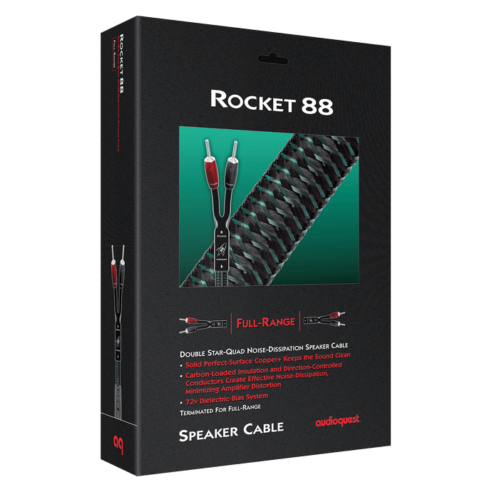AudioQuest Rocket 88 høyttalerkabel full-range kobber+