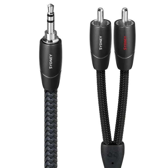 AudioQuest Sydney minijack-RCA kabel 3,5 mm PSC+