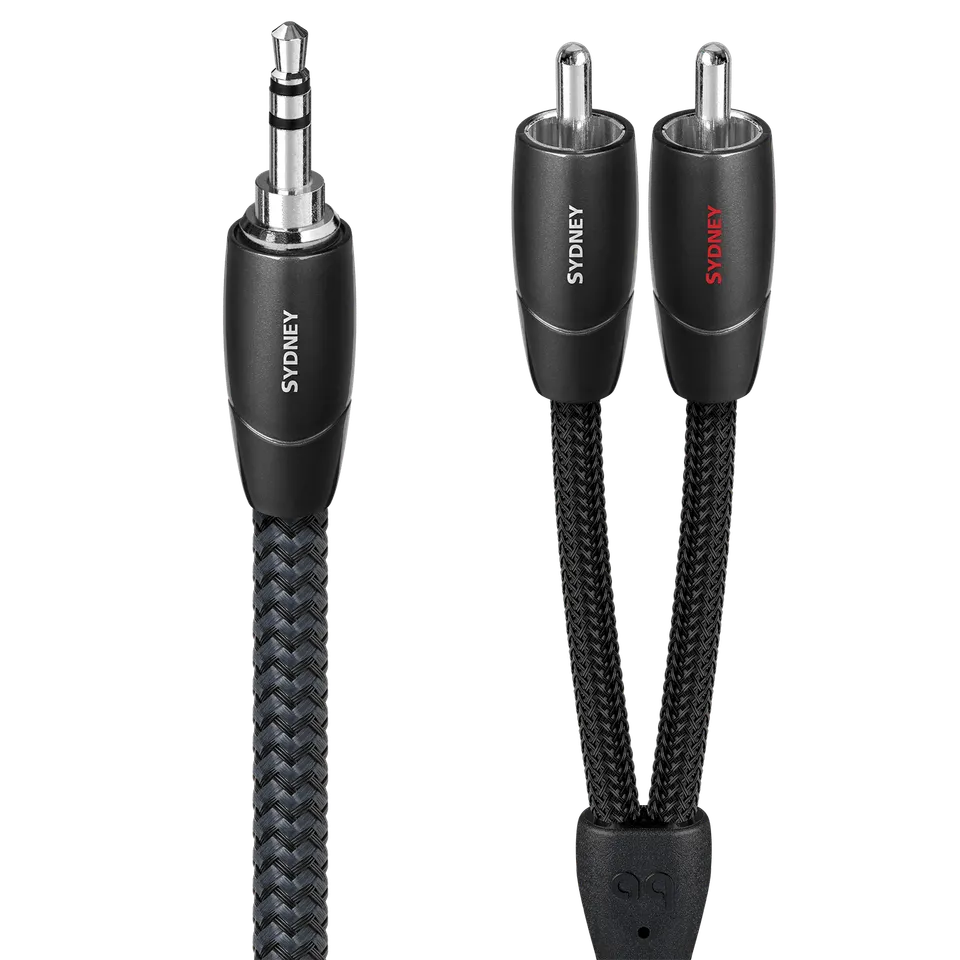 AudioQuest Sydney minijack-RCA kabel 3,5mm PSC+