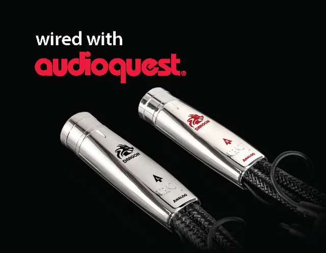 AudioQuest Wired with AudioQuest klistremerke Dragon XLR