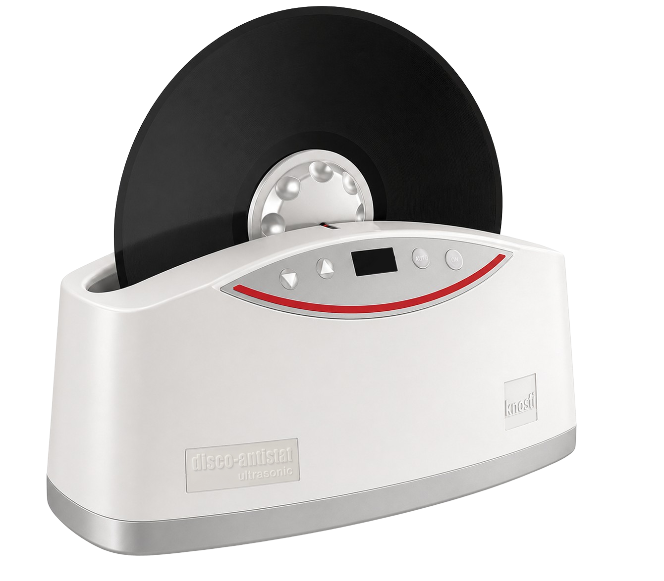Knosti Disco-Antistat Ultrasonic 2.0 platevasker arctic silver
