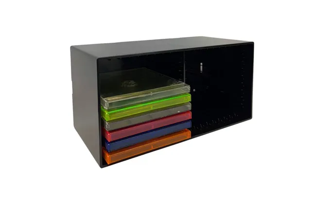 Knosti Tango CD-boks 18 CD svart akryl