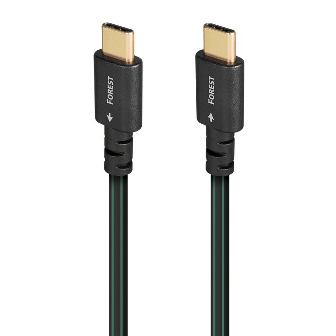 AudioQuest Forest USB-C til C USB-kabel sølvbelagt