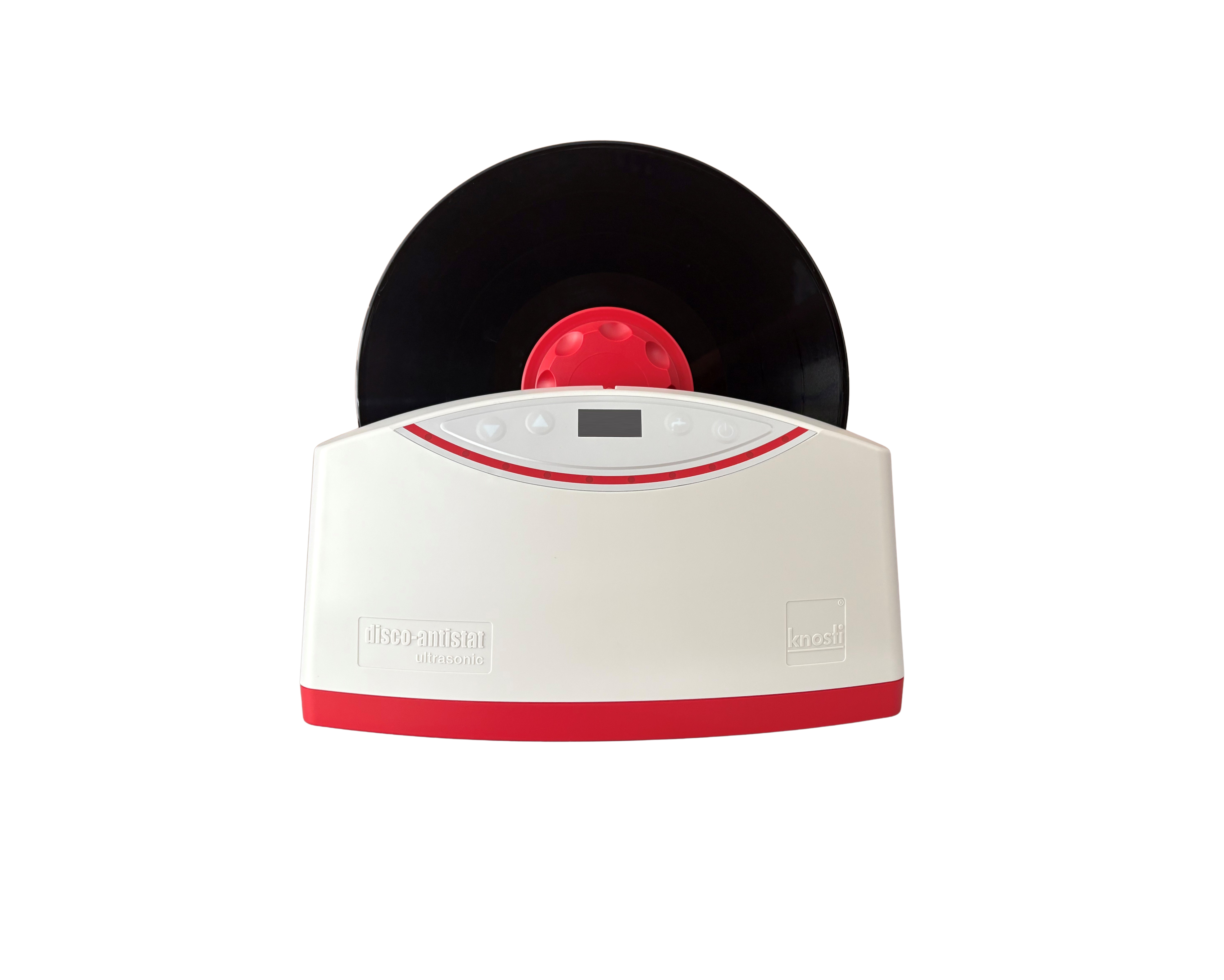Knosti Disco-Antistat Ultrasonic 2.0 platevasker anniversary hvit