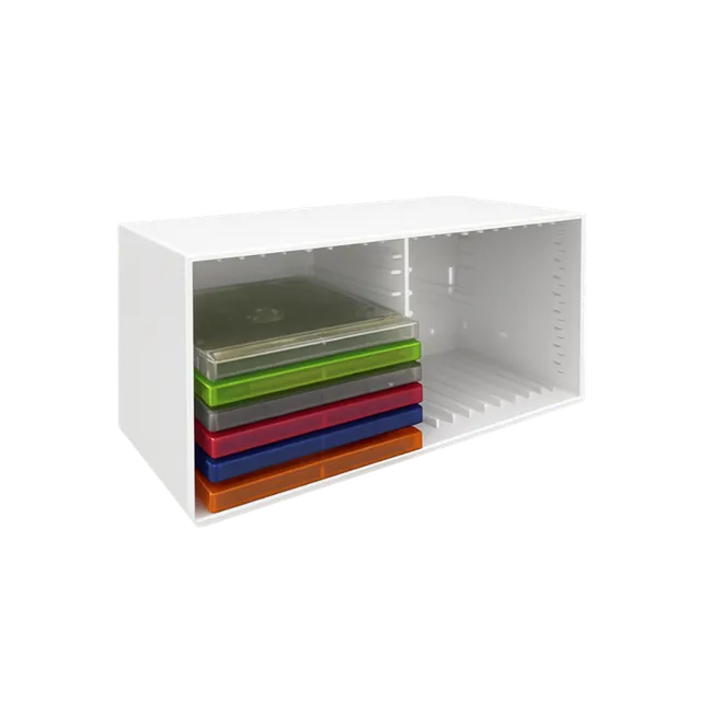 Knosti Tango CD-boks 18 CD hvit stablebar