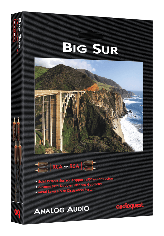 AudioQuest Big Sur RCA-kabel RCA til RCA kobber PSC+