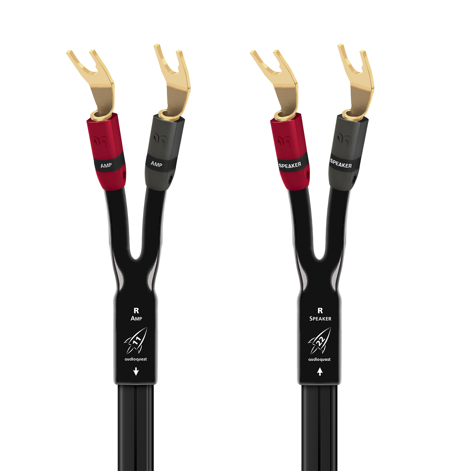 AudioQuest Rocket 11 Full-Range høyttalerkabel par LGC