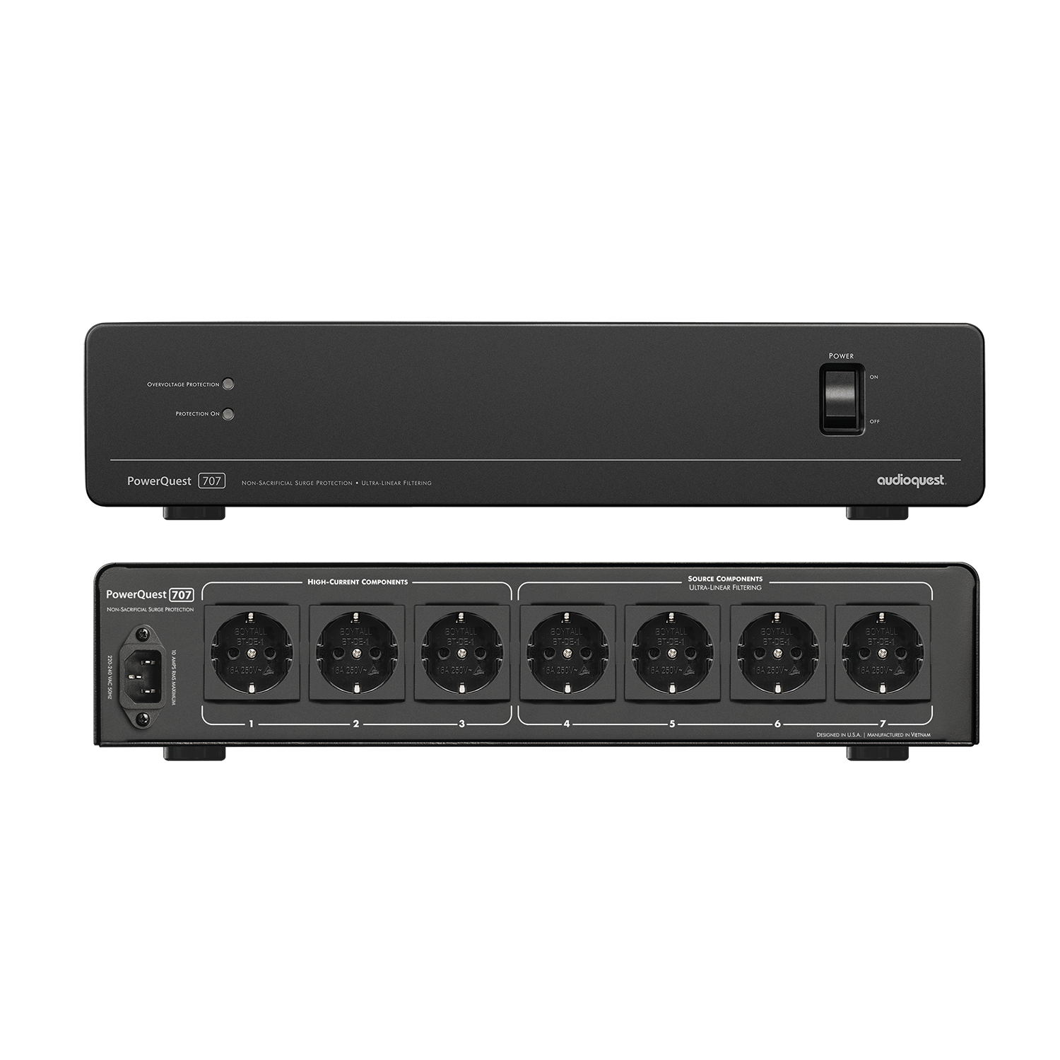 AudioQuest PowerQuest 707 strømfilter Schuko