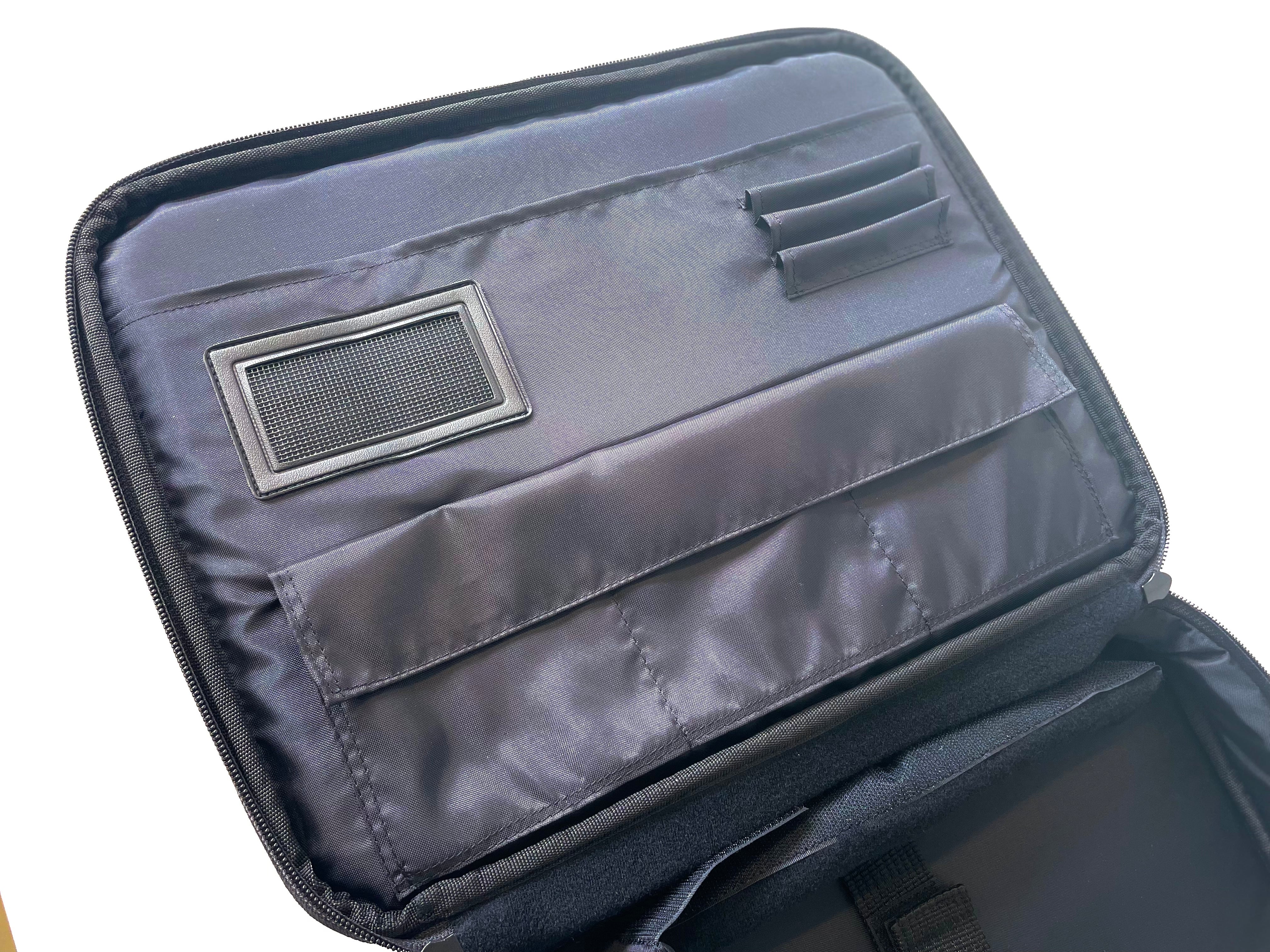 Knosti Moby Lab laptopveske 15" svart kunstskinn