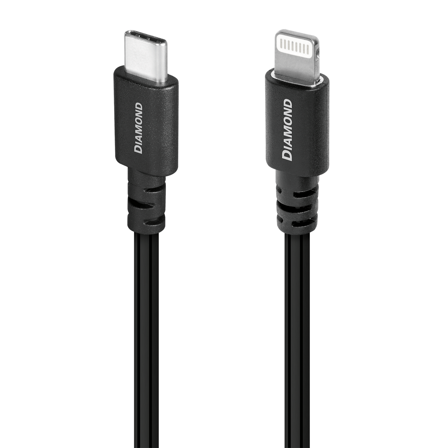 AudioQuest Diamond USB-C Lightning-kabel 0,75m sølv