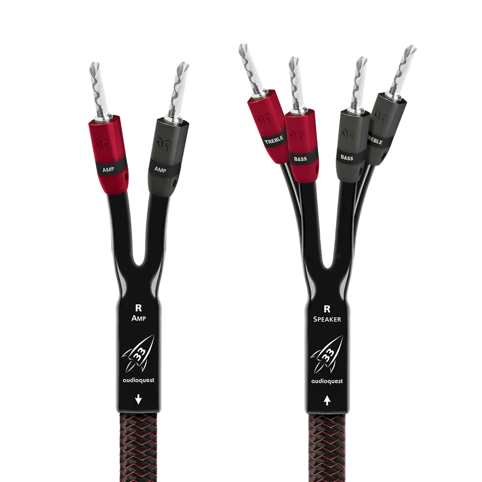 AudioQuest Rocket 33 høyttalerkabel Single-BiWire