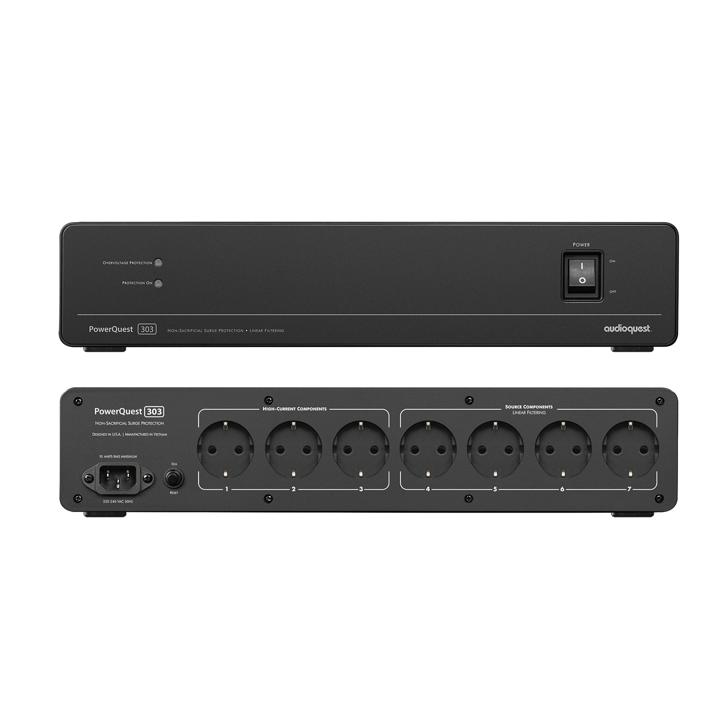 AudioQuest PowerQuest 303 strømfilter Schuko