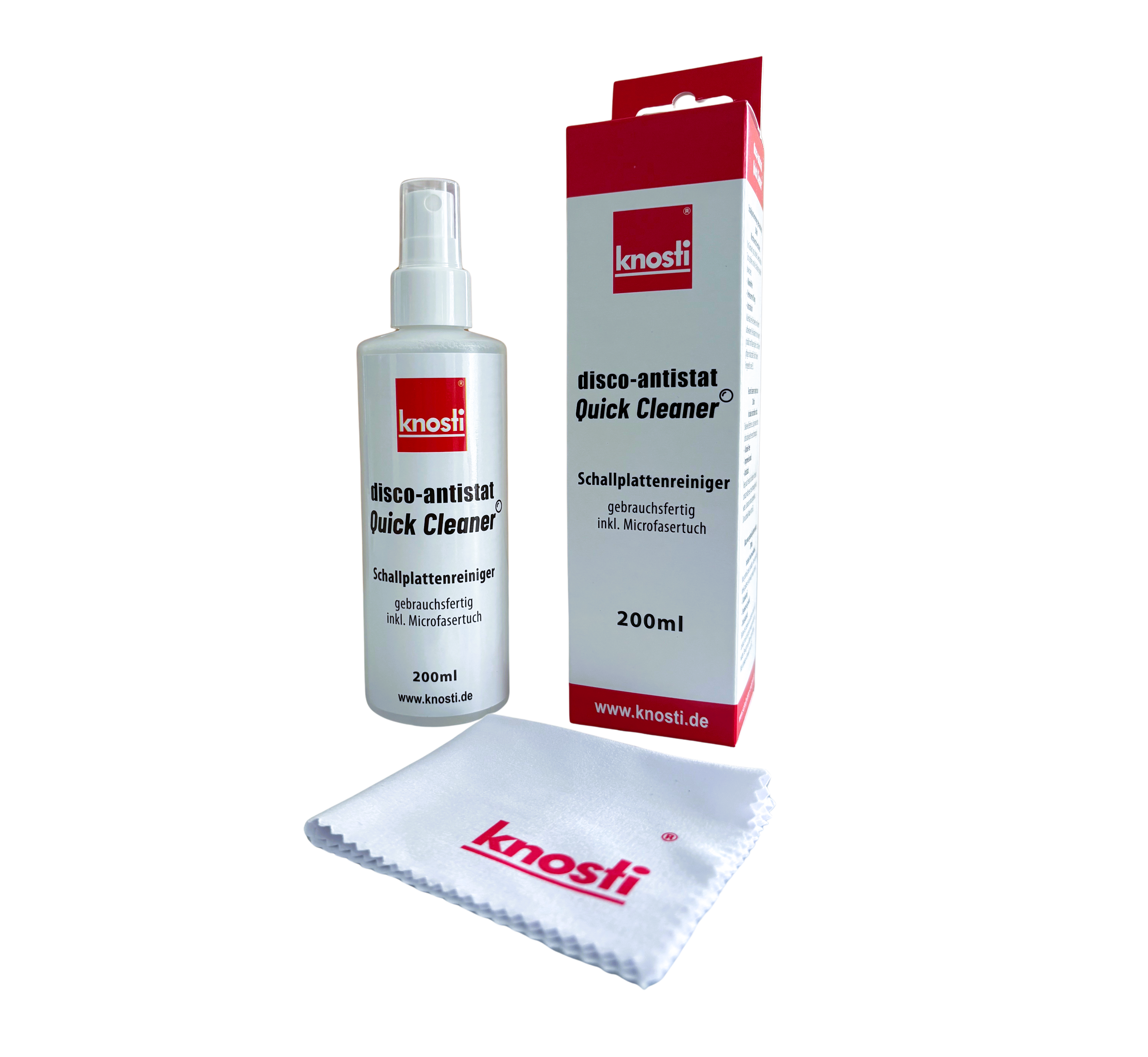 Knosti Disco-Antistat Quick Cleaner platerens spray 200 ml antistatisk
