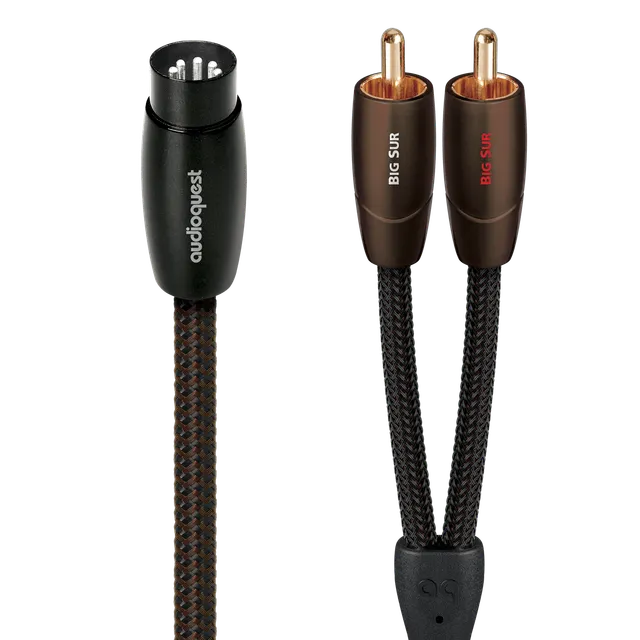 AudioQuest Big Sur 5-pin DIN-RCA phonokabel PSC+ kobber