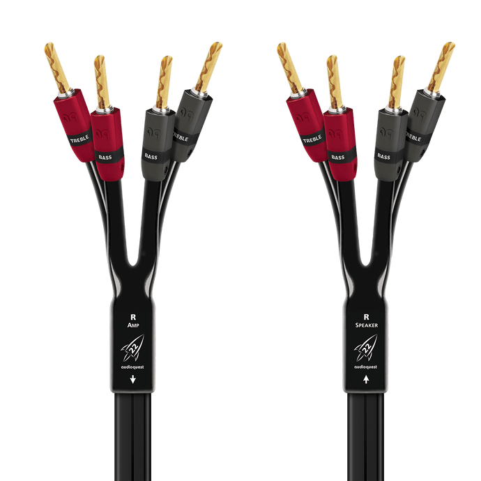 AudioQuest Rocket 22 høyttalerkabel Single BiAmp kobber