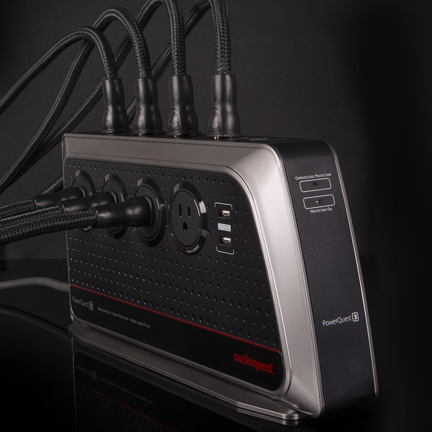 AudioQuest PowerQuest 3 strømfilter fabrikkrenovert 6 uttak