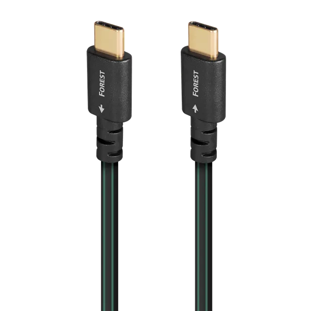 AudioQuest Forest USB-C til C kabel sølvbelagt lyd