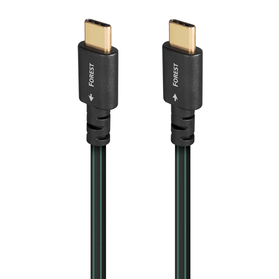 AudioQuest Forest USB-C til USB-C kabel sølv