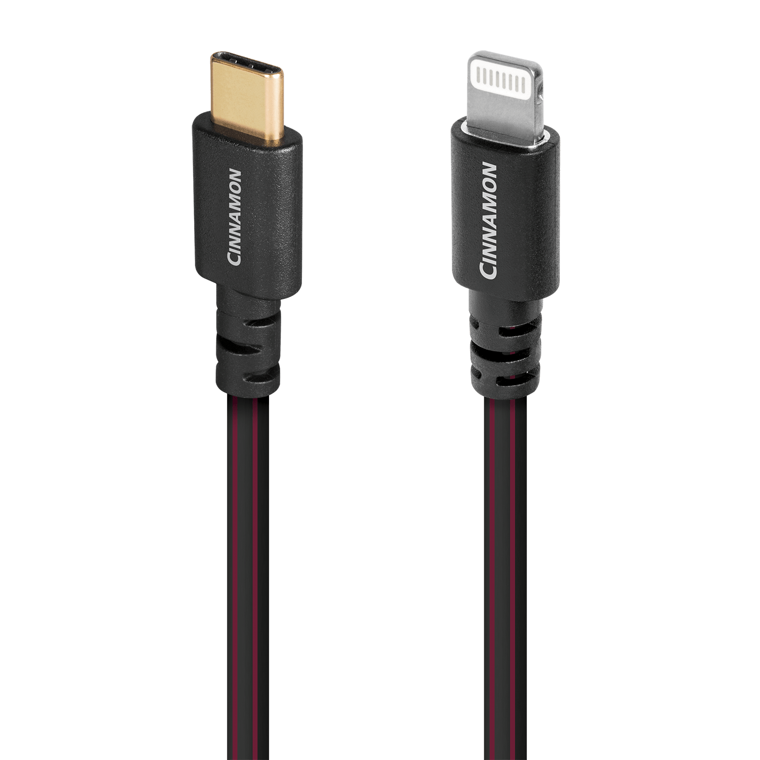 AudioQuest Cinnamon USB-C Lightning kabel 0,75 m sølv