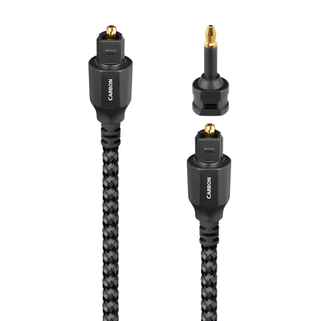 AudioQuest Carbon optisk kabel Toslink 19-fiber