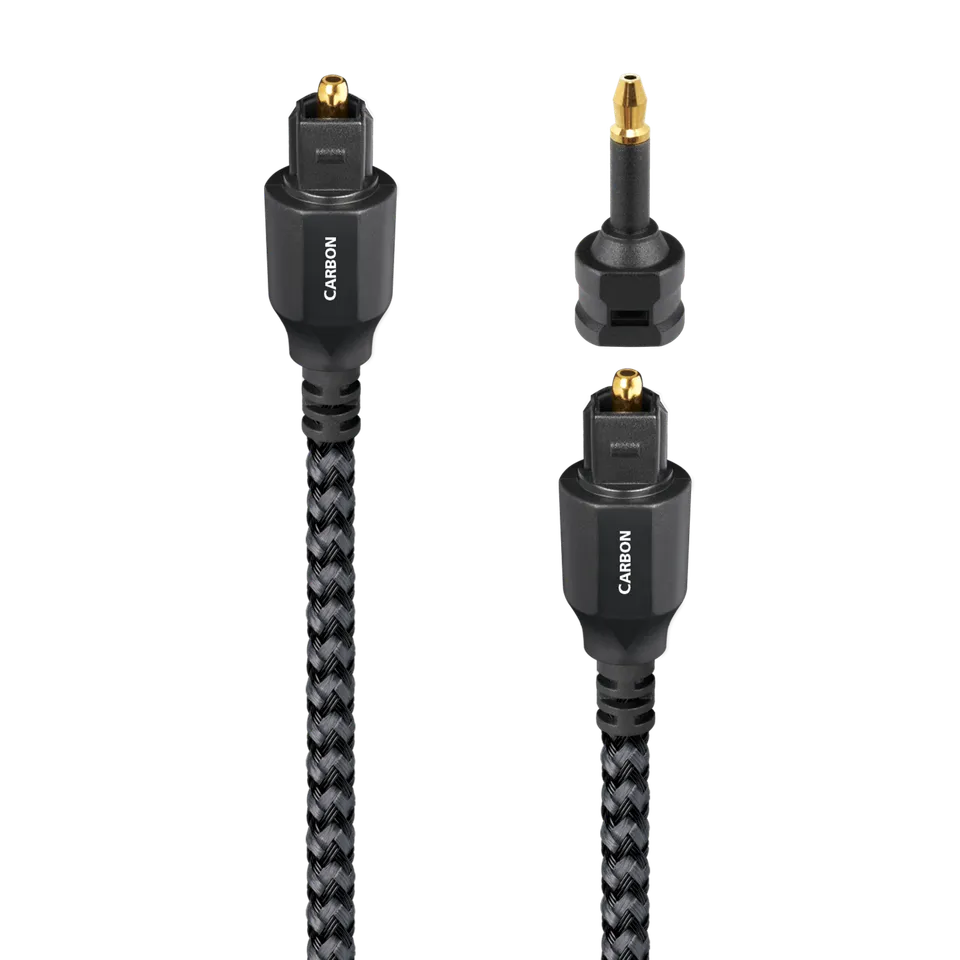 AudioQuest Carbon optisk kabel Toslink 19-fiber