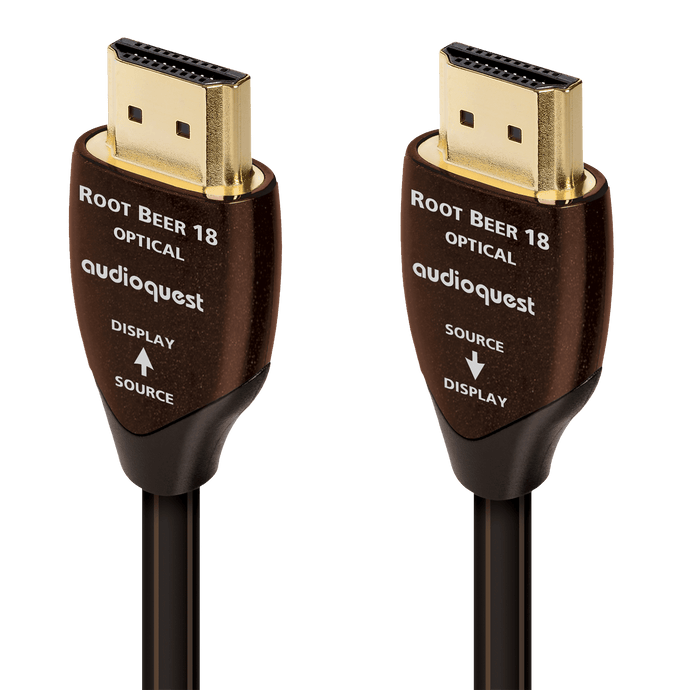 AudioQuest Root Beer 18 HDMI-kabel optisk 8K