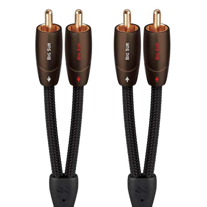 AudioQuest Big Sur RCA-kabel RCA til RCA kobber PSC+