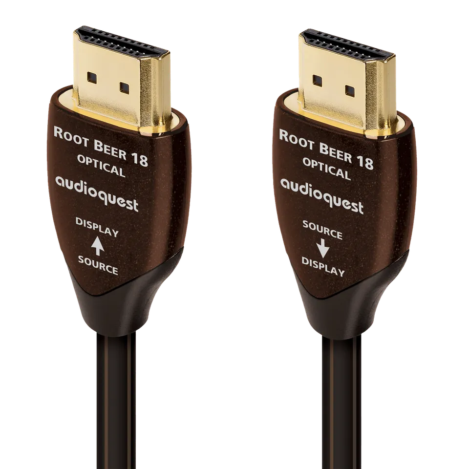 AudioQuest Root Beer 18 HDMI-kabel 18 Gbps optisk