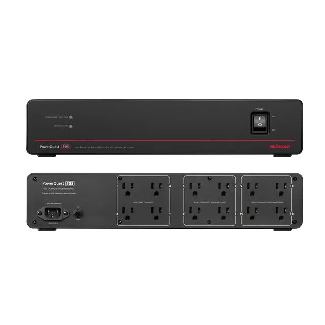AudioQuest PowerQuest 505 strømfilter Schuko støyfilter