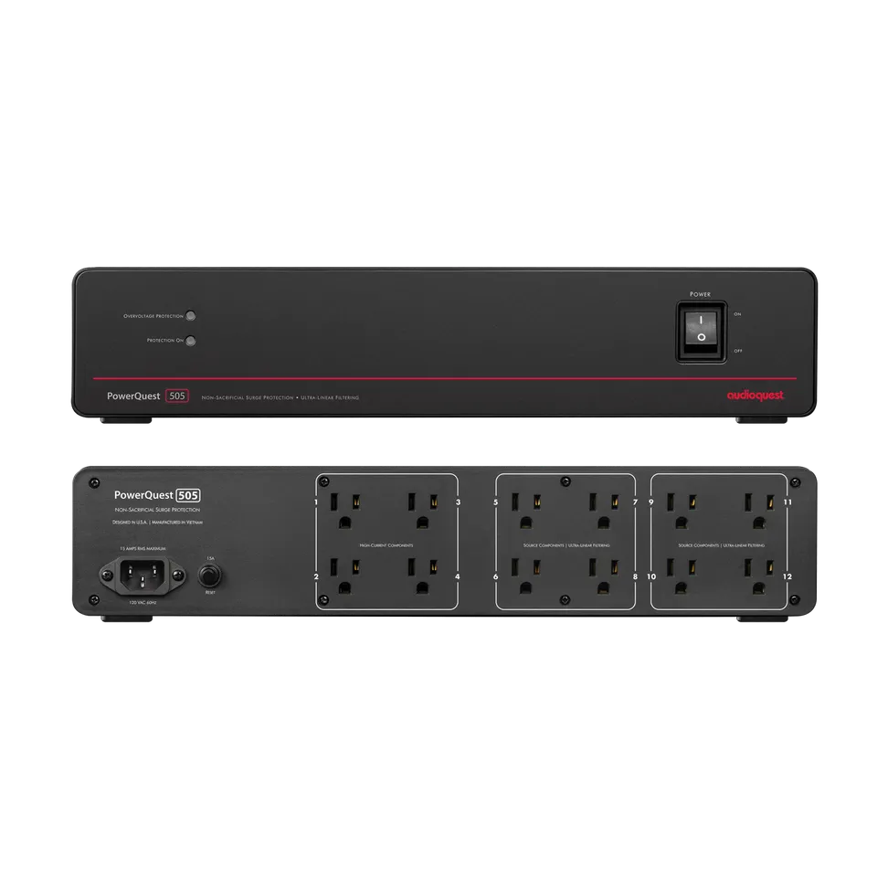 AudioQuest PowerQuest 505 strømfilter Schuko støyfilter