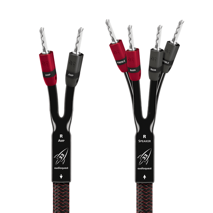AudioQuest Rocket 33 høyttalerkabel Single-BiWire