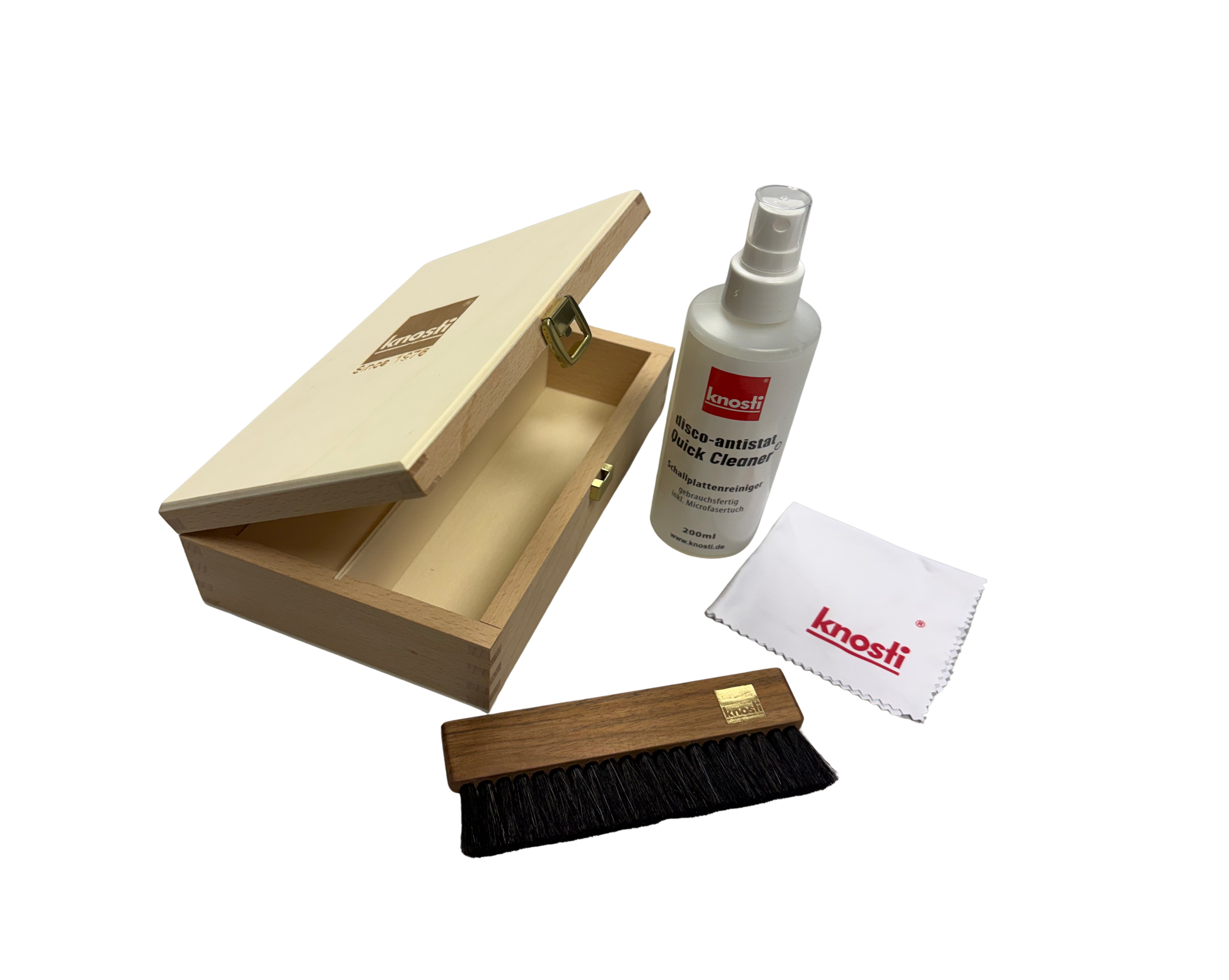 Knosti Woodline Vinyl Care Box pleiesett tre