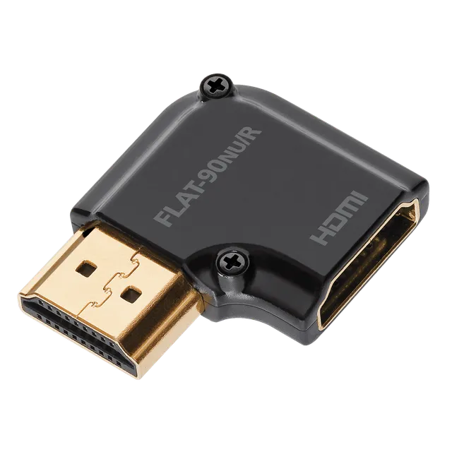 AudioQuest HDMI 90° flat adapter NU/R vinkel