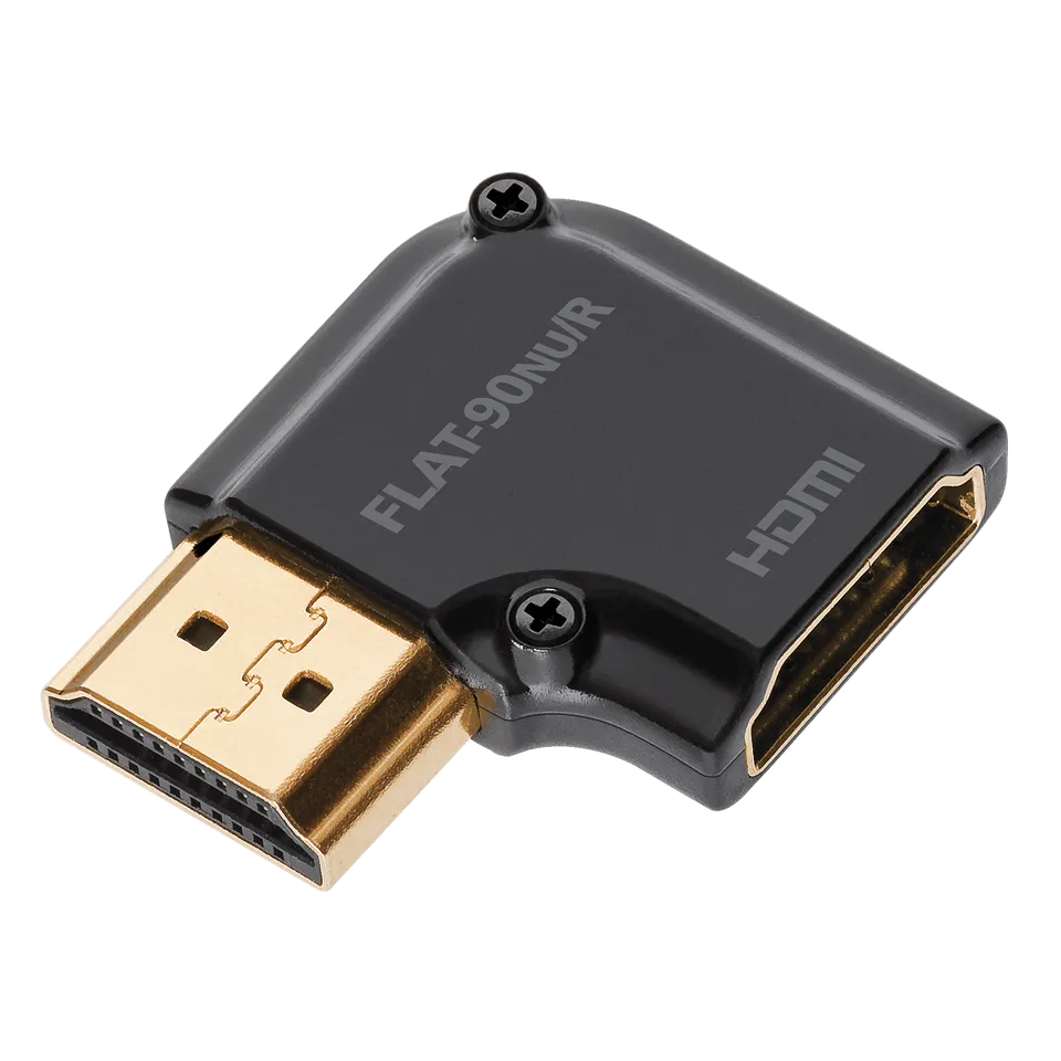 AudioQuest HDMI vinkeladapter 90° flat NU/R