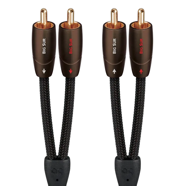AudioQuest Big Sur RCA-kabel 1 m PSC+ kobber