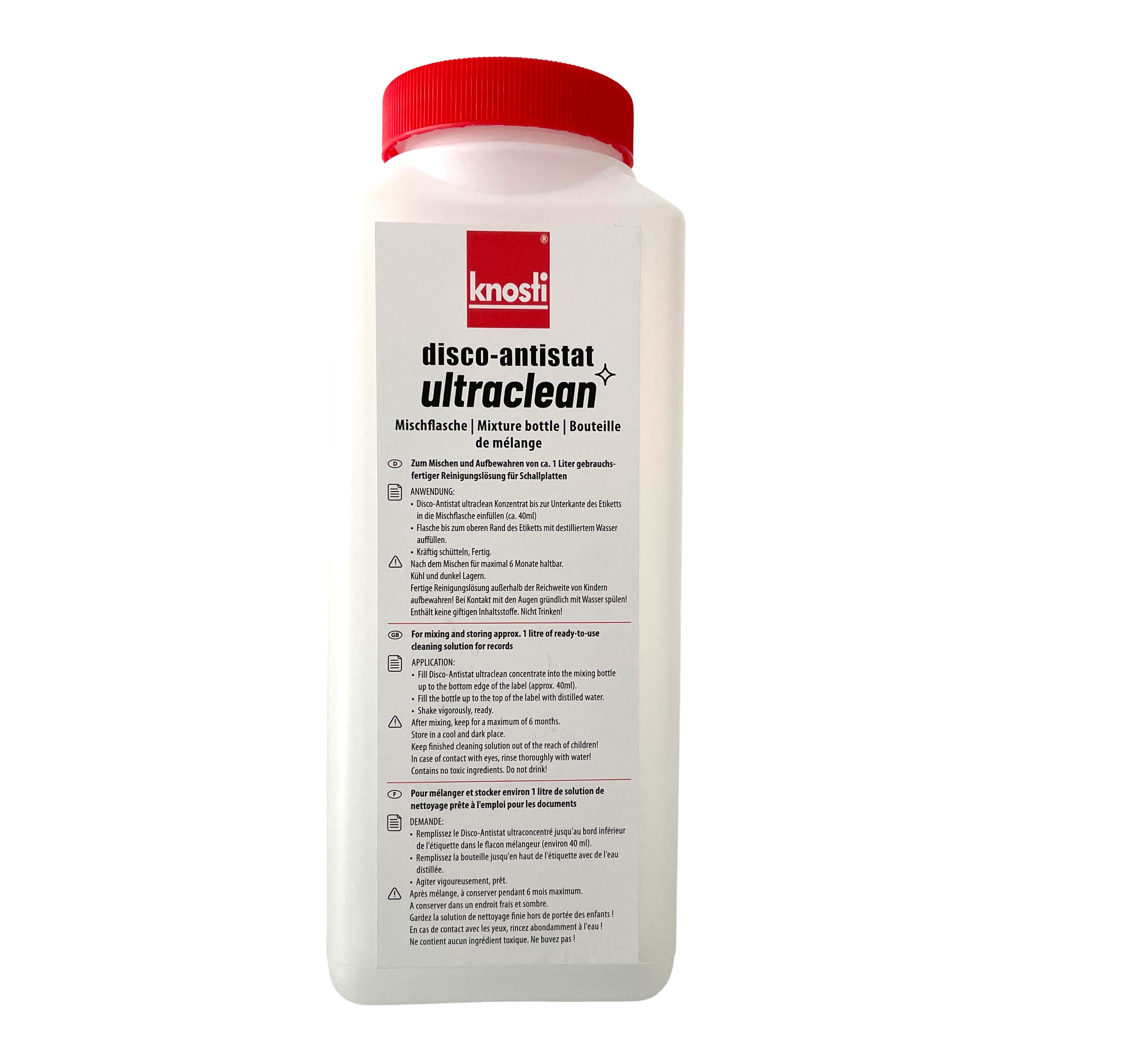 Knosti Disco-Antistat mikseflaske 1 liter