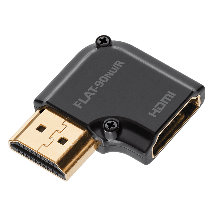 AudioQuest HDMI 90° NU/R flat adapter 90 grader