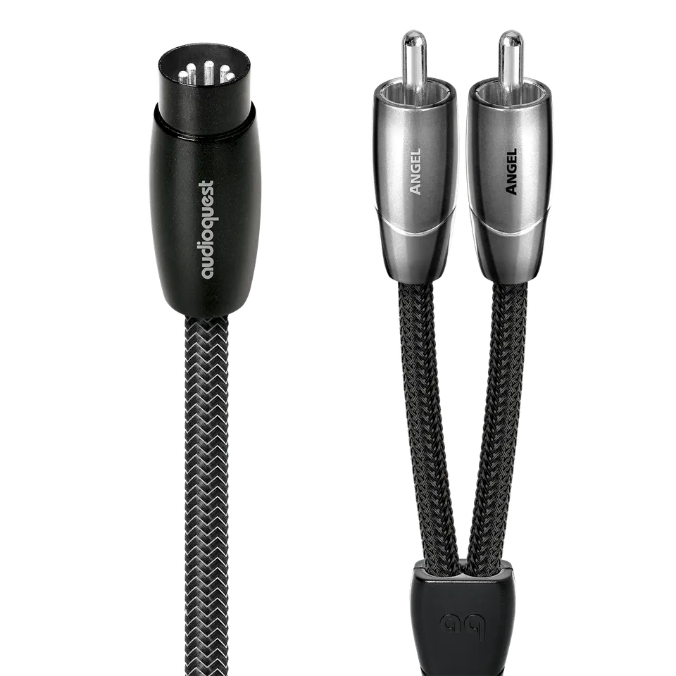 AudioQuest Angel 5-pin DIN til RCA phonokabel sølv