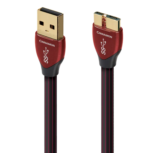AudioQuest Cinnamon USB-A-Micro B 3.0 kabel sølv