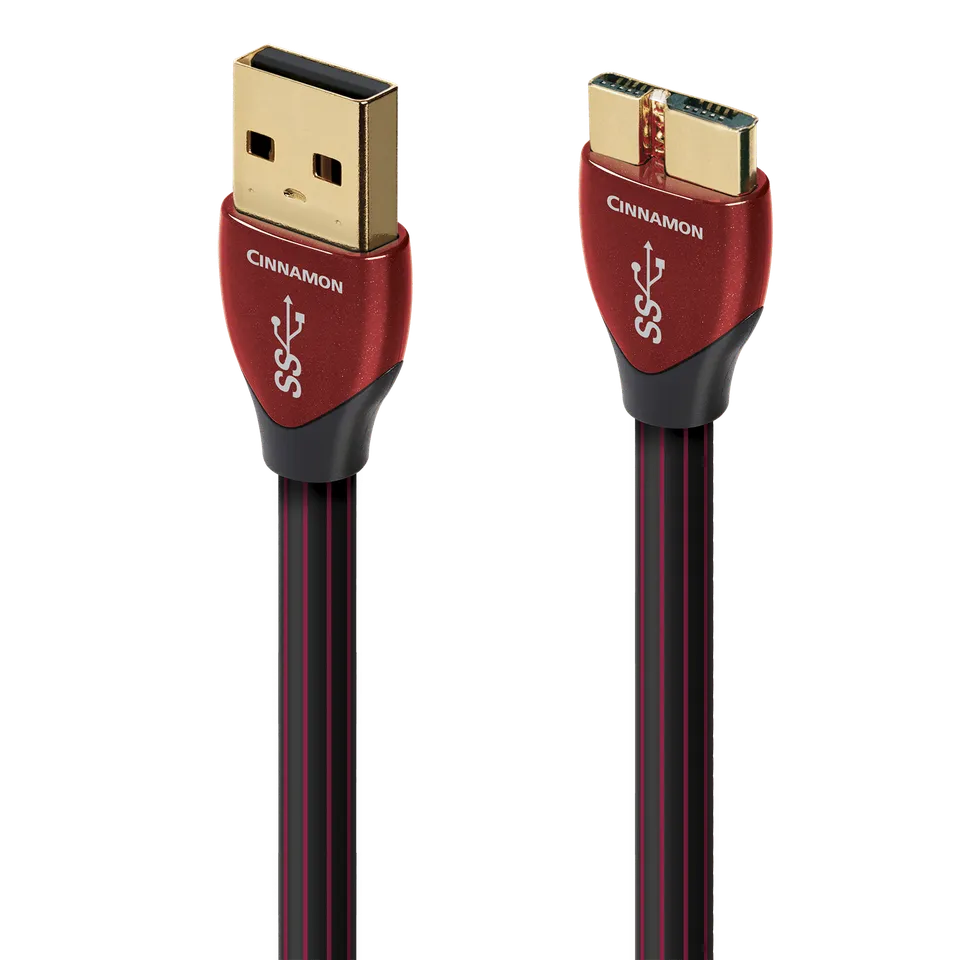 AudioQuest Cinnamon USB-A-Micro B 3.0 kabel sølv
