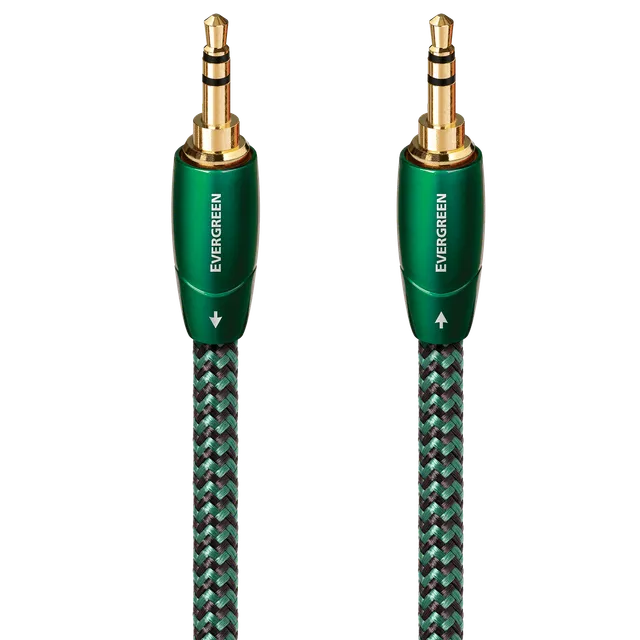 AudioQuest Evergreen 3,5 mm minijackkabel fabrikkrenovert LGC