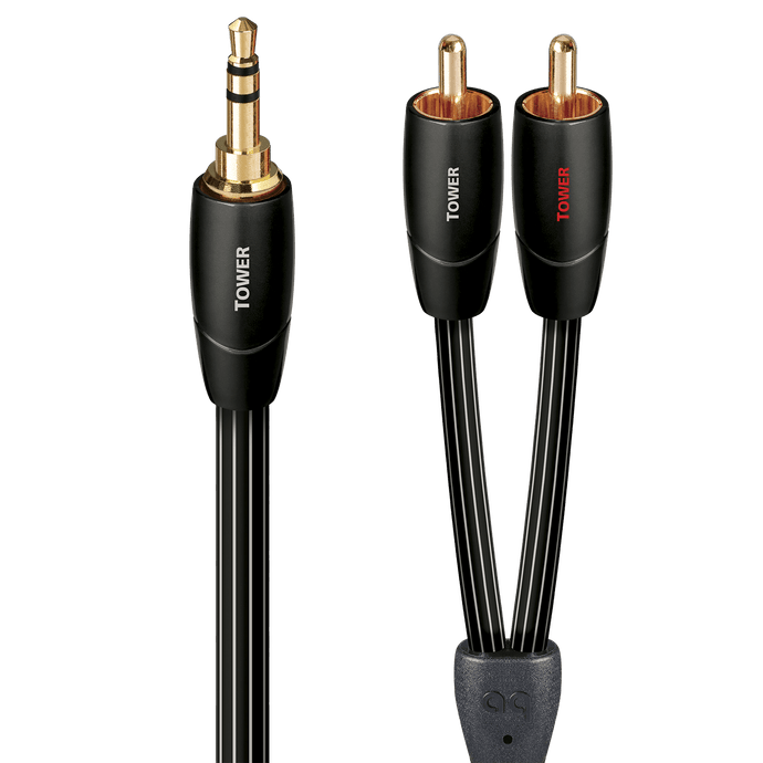 AudioQuest Tower 3,5 mm til RCA lydkabel kobber