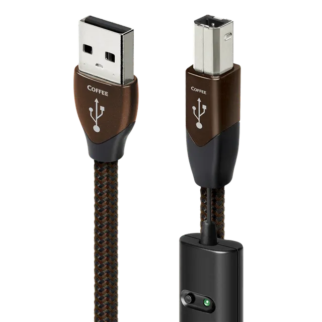 AudioQuest Coffee USB A-B kabel 10 % sølv fornyet