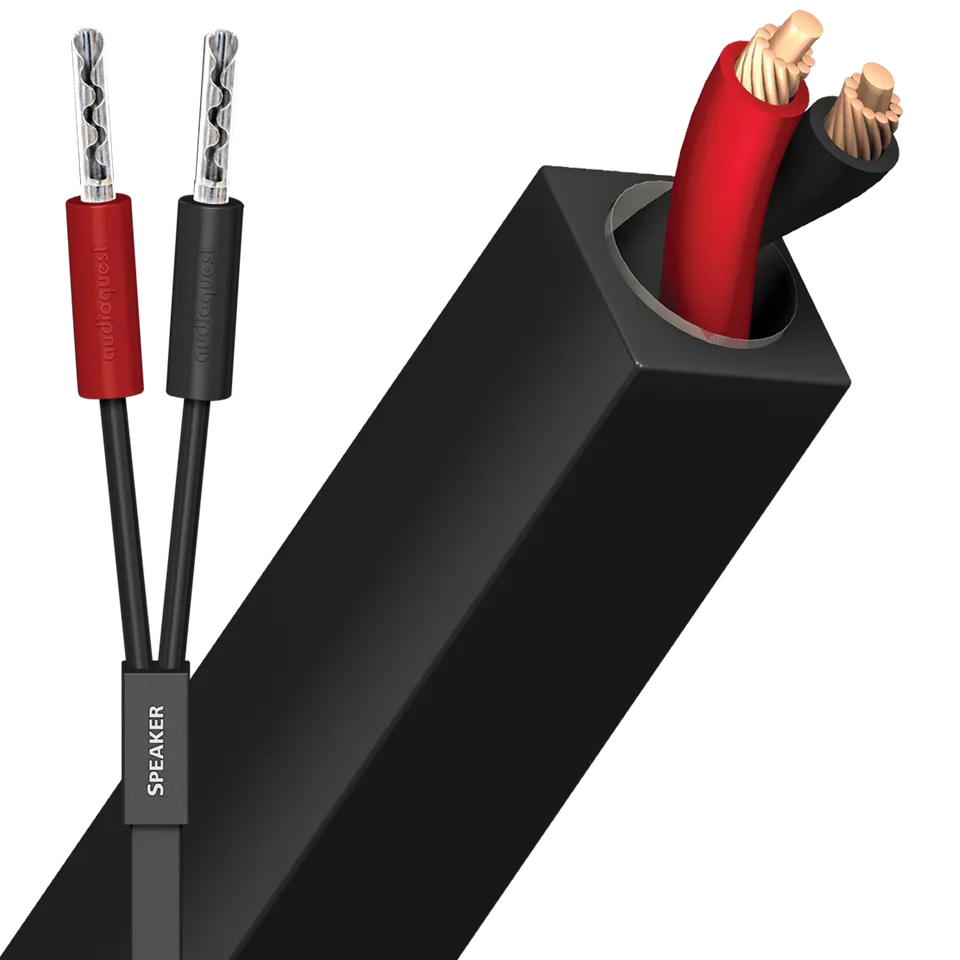 AudioQuest Q2 høyttalerkabel full-range refurbished